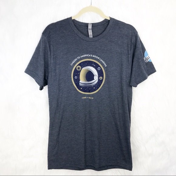 Next Level Apparel Other - 😊4/$20 NWOT Blue Moon Landing Tee M Grey